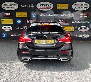 Used 2021 Mercedes-Benz a-Class AMG Line Black - Interior and Exterior details 7