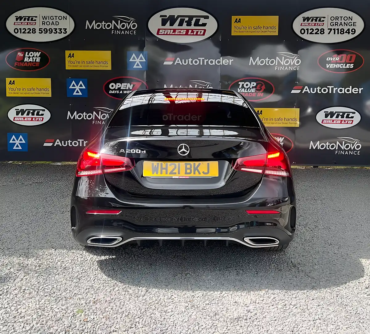 Used 2021 Mercedes-Benz a-Class AMG Line Black - Interior and Exterior details 7