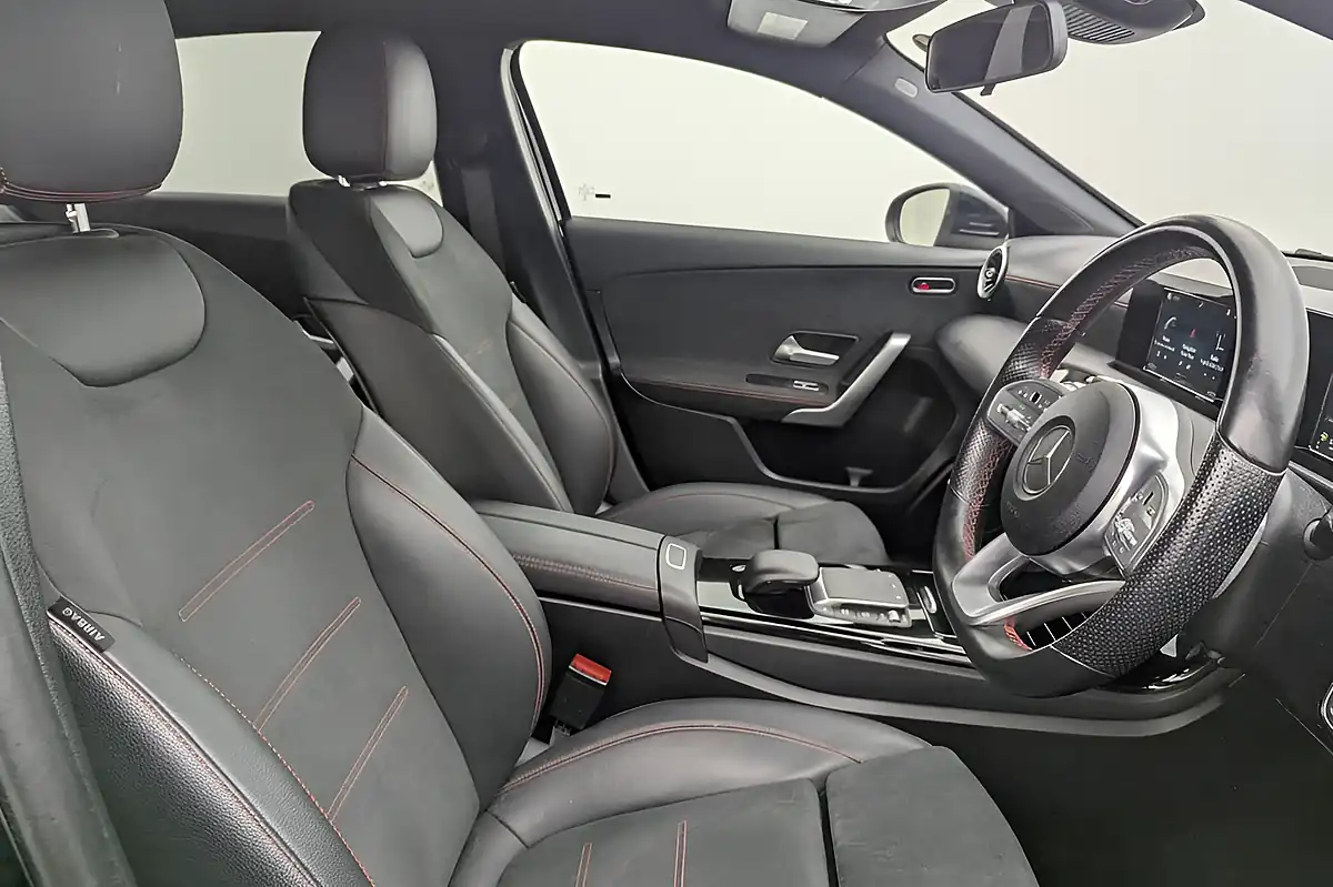 Used 2021 Mercedes-Benz a Class AMG Line Black - Interior and Exterior details 2
