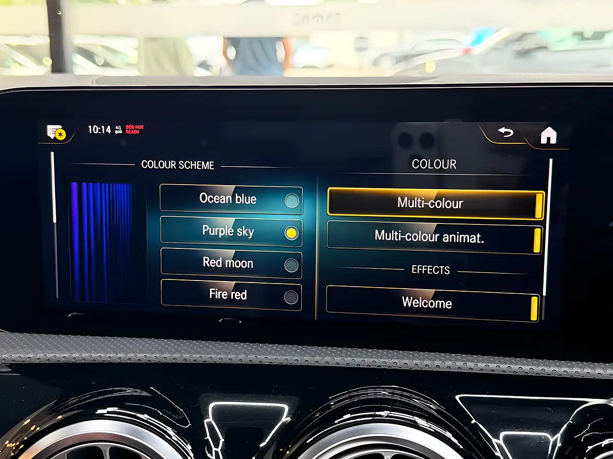 Used 2021 Mercedes-Benz a Class AMG Line Blue - Interior and Exterior details 14