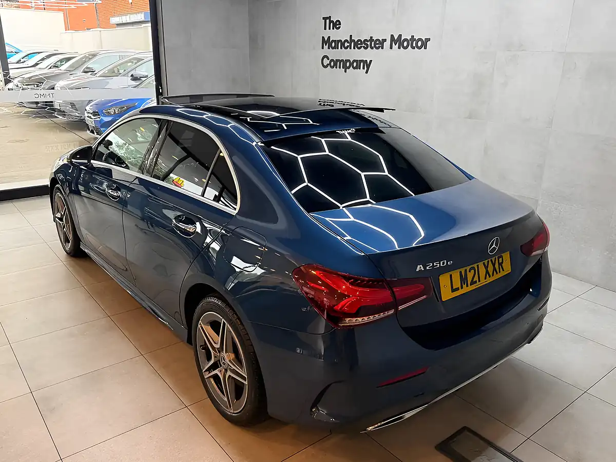 Used 2021 Mercedes-Benz a Class AMG Line Blue - Interior and Exterior details 3