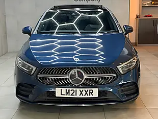 Used 2021 Mercedes-Benz a Class AMG Line Blue - Interior and Exterior details 4