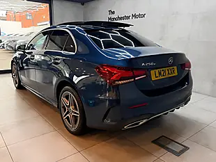Used 2021 Mercedes-Benz a Class AMG Line Blue - Interior and Exterior details 6
