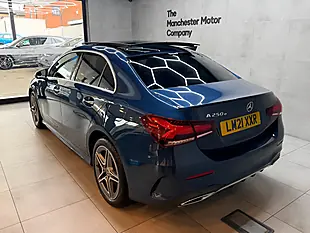 Used 2021 Mercedes-Benz a Class AMG Line Blue - Interior and Exterior details 7