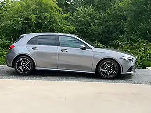 Used 2021 Mercedes-Benz a Class AMG Line Edition (executive) Grey - Interior and Exterior details 4