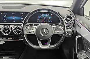 Used 2021 Mercedes-Benz a Class AMG Line Edition (executive) White - Interior and Exterior details 14
