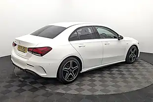 Used 2021 Mercedes-Benz a Class AMG Line Edition (executive) White - Interior and Exterior details 19