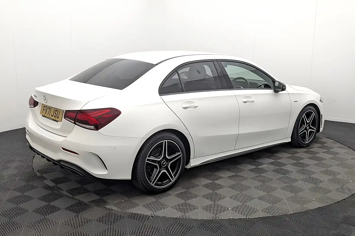 Used 2021 Mercedes-Benz a Class AMG Line Edition (executive) White - Interior and Exterior details 19