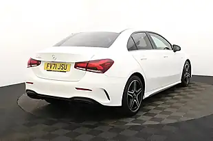 Used 2021 Mercedes-Benz a Class AMG Line Edition (executive) White - Interior and Exterior details 3