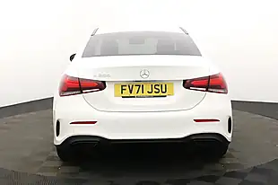 Used 2021 Mercedes-Benz a Class AMG Line Edition (executive) White - Interior and Exterior details 4