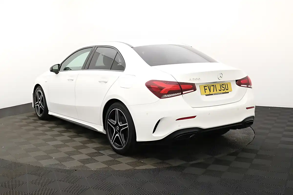 Used 2021 Mercedes-Benz a Class AMG Line Edition (executive) White - Interior and Exterior details 5