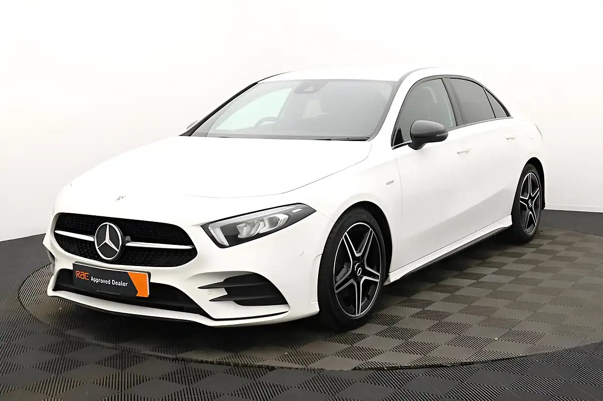 Used 2021 Mercedes-Benz a Class AMG Line Edition (executive) White - Interior and Exterior details 6