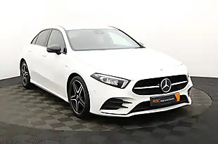 Used 2021 Mercedes-Benz a Class AMG Line Edition (executive) White - Interior and Exterior details 8