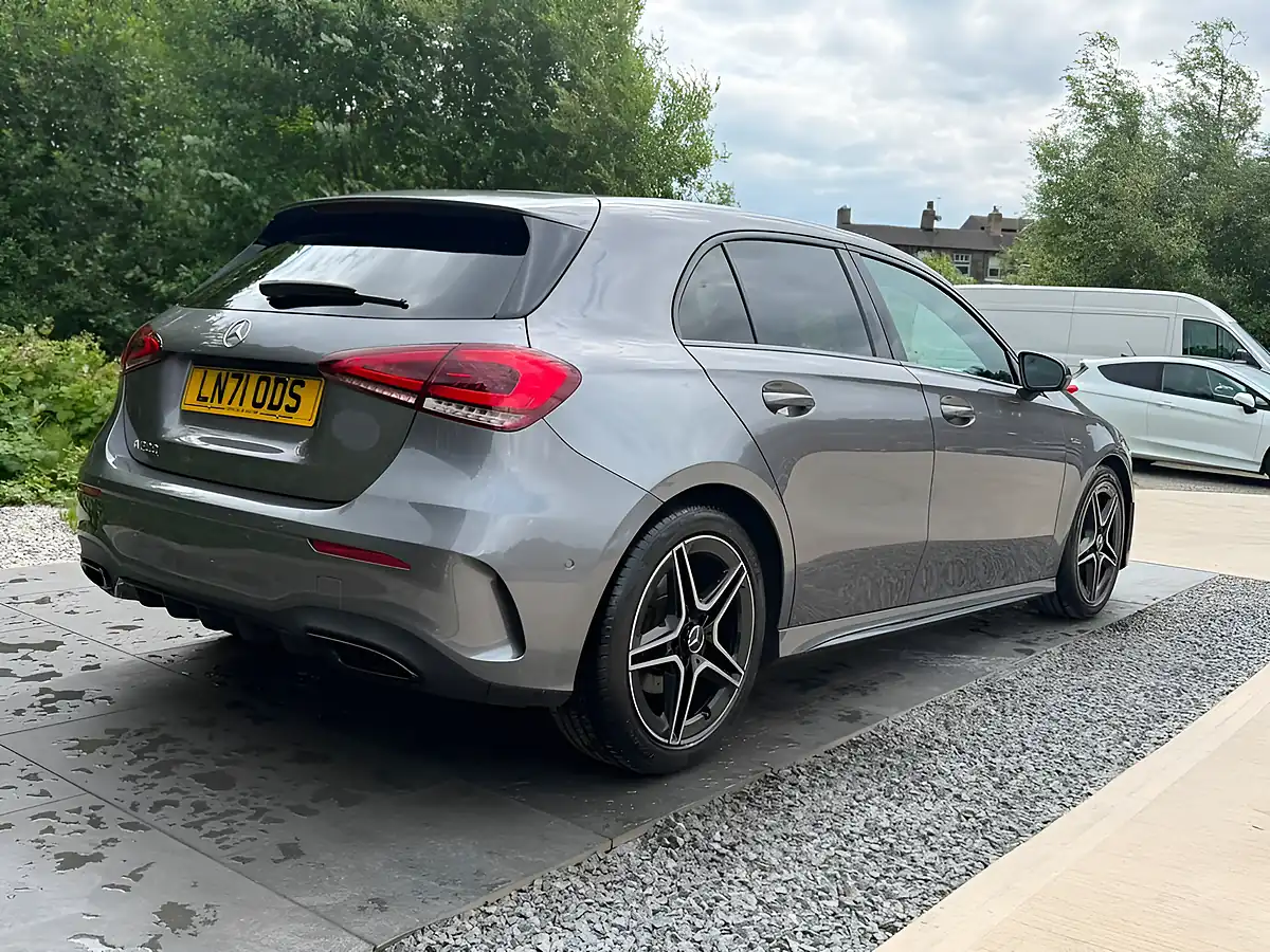 Used 2021 Mercedes-Benz a Class AMG Line Edition Grey - Interior and Exterior details 4