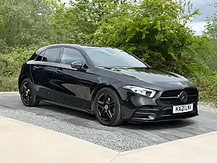 Used 2021 Mercedes-Benz a-Class AMG Line (executive) Black - Interior and Exterior details 11