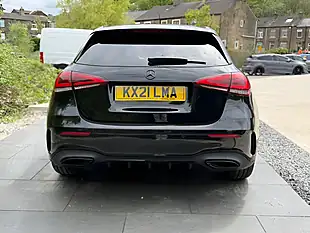 Used 2021 Mercedes-Benz a-Class AMG Line (executive) Black - Interior and Exterior details 2
