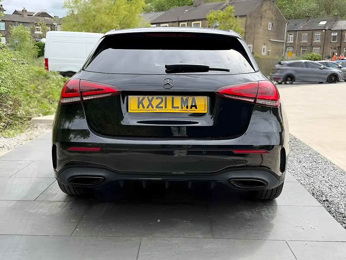 Used 2021 Mercedes-Benz a-Class AMG Line (executive) Black - Interior and Exterior details 2