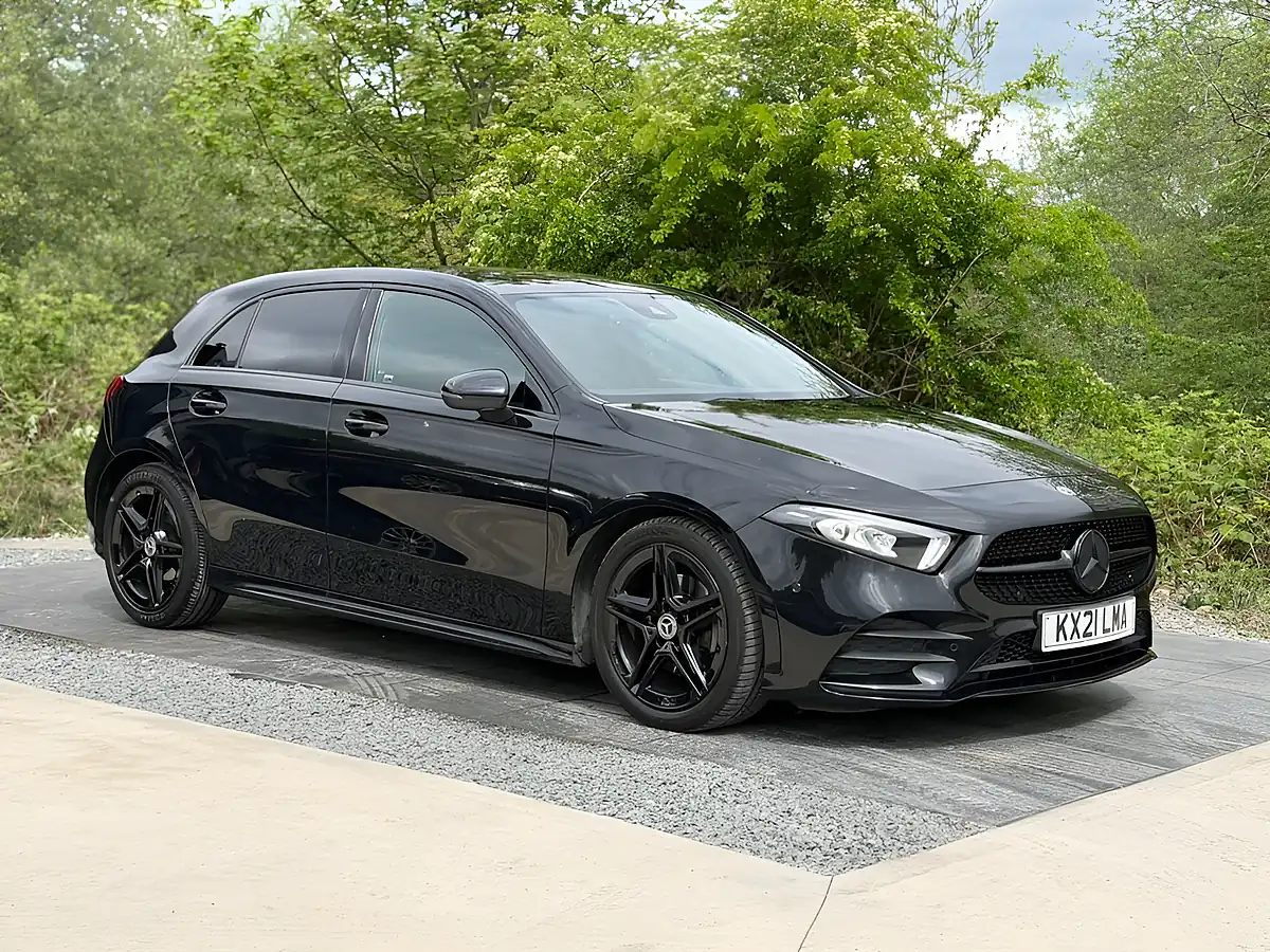 Used 2021 Mercedes-Benz a-Class AMG Line (executive) Black - Interior and Exterior details 3