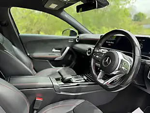 Used 2021 Mercedes-Benz a-Class AMG Line (executive) Black - Interior and Exterior details 7