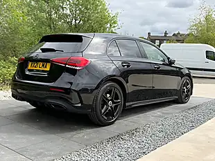 Used 2021 Mercedes-Benz a-Class AMG Line (executive) Black - Interior and Exterior details 9