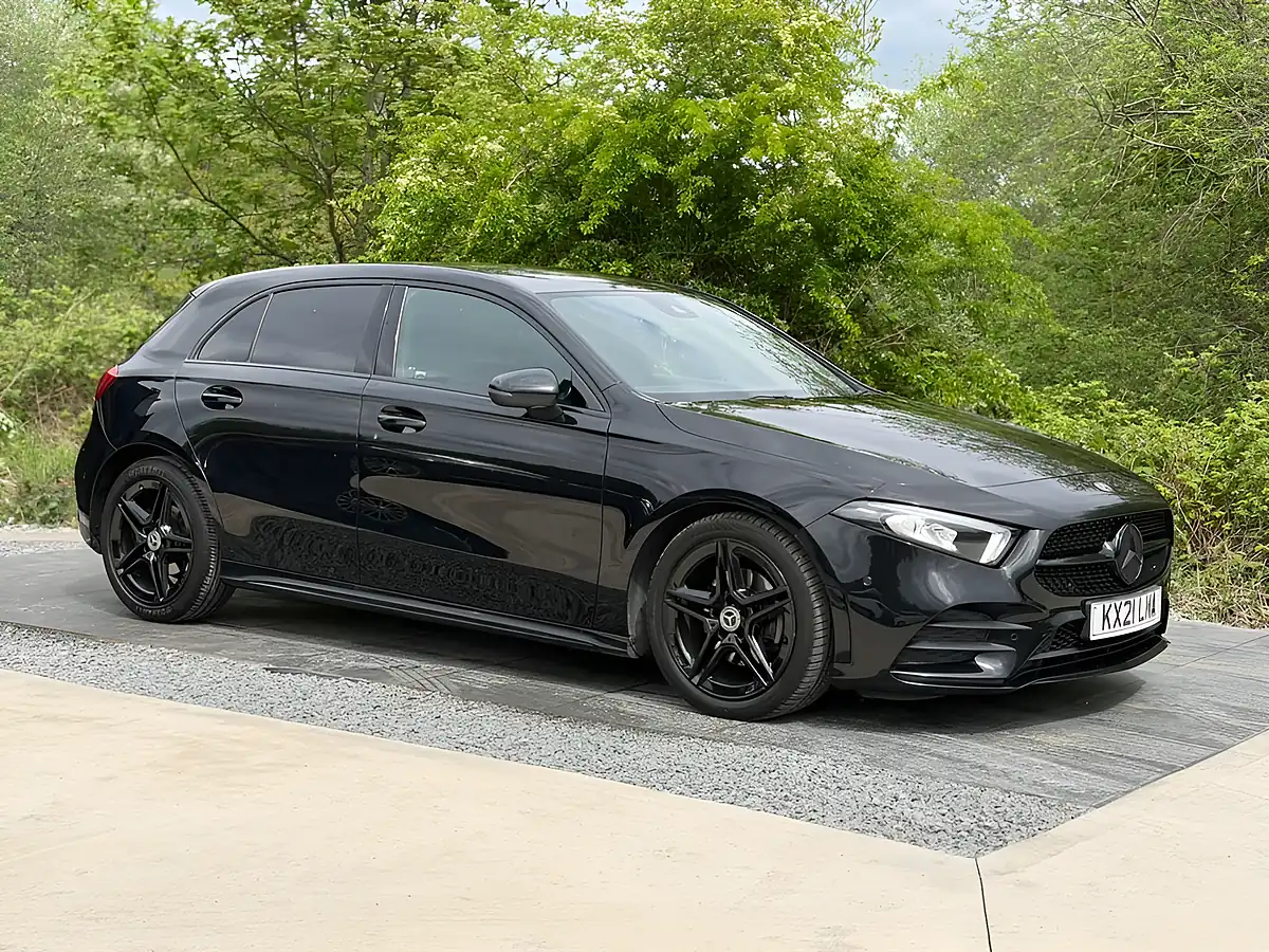 Used 2021 Mercedes-Benz a-Class AMG Line (executive) Black - Interior and Exterior details 11