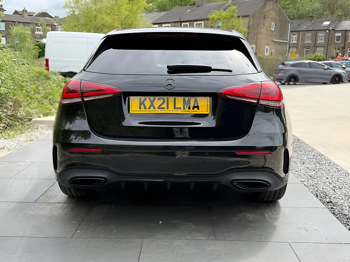 Used 2021 Mercedes-Benz a-Class AMG Line (executive) Black - Interior and Exterior details 2