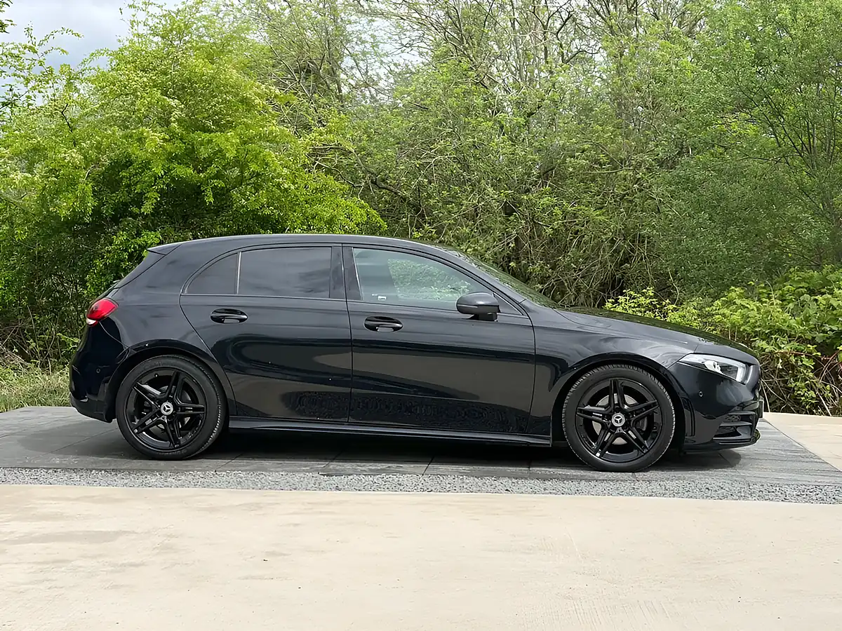 Used 2021 Mercedes-Benz a-Class AMG Line (executive) Black - Interior and Exterior details 3