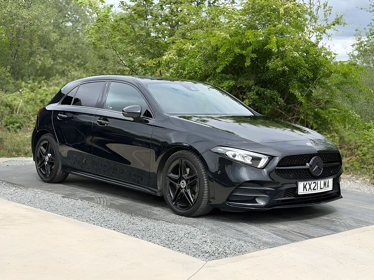 Used 2021 Mercedes-Benz a-Class AMG Line (executive) Black - Interior and Exterior details 6