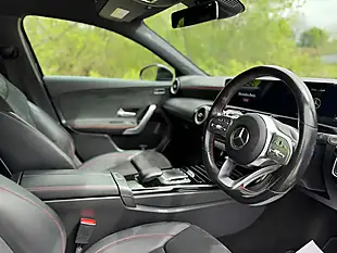 Used 2021 Mercedes-Benz a-Class AMG Line (executive) Black - Interior and Exterior details 7