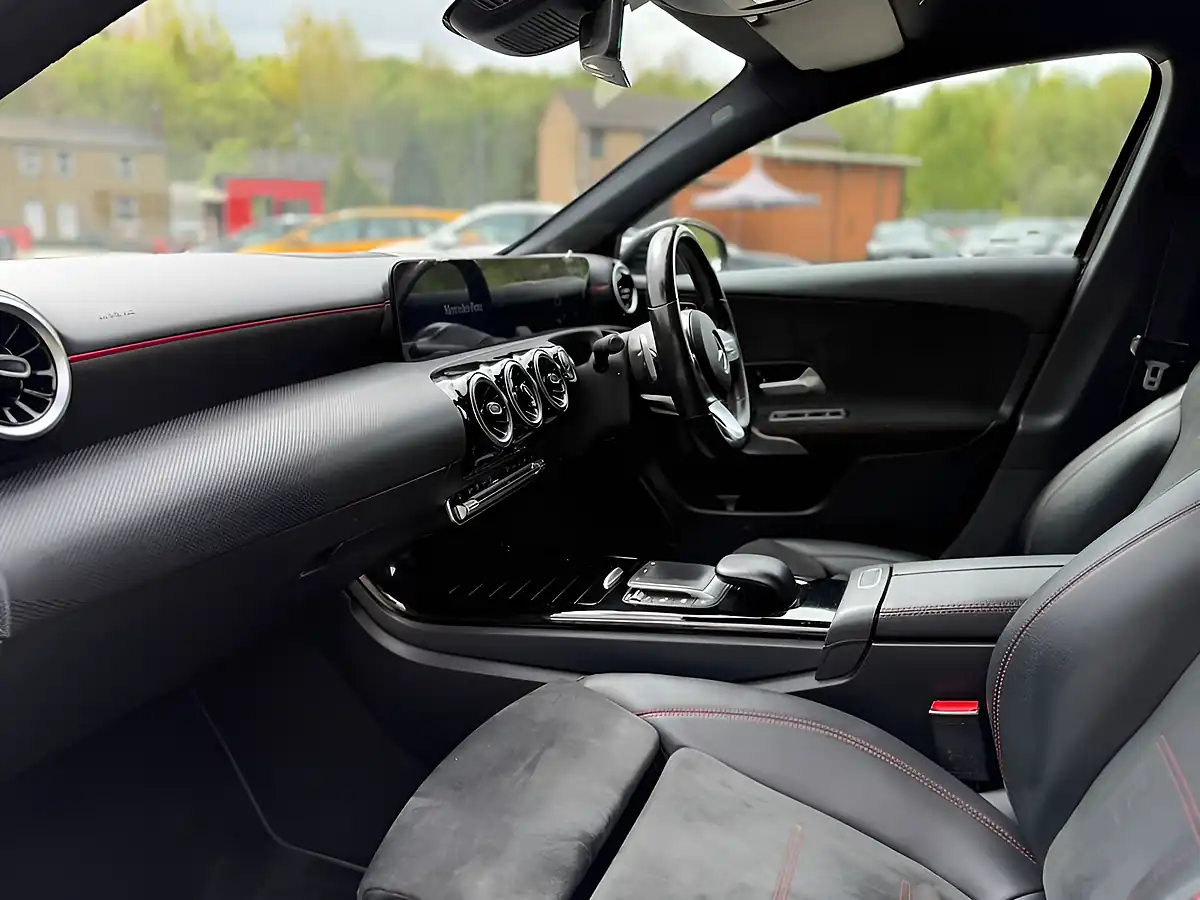 Used 2021 Mercedes-Benz a-Class AMG Line (executive) Black - Interior and Exterior details 8