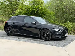 Used 2021 Mercedes-Benz a-Class AMG Line (executive) Black - Interior and Exterior details 9