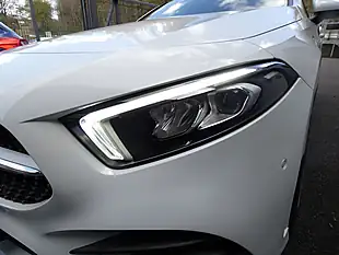 Used 2021 Mercedes-Benz a-Class AMG Line (executive) Digital White Metallic - Interior and Exterior details 11