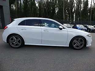 Used 2021 Mercedes-Benz a-Class AMG Line (executive) Digital White Metallic - Interior and Exterior details 12