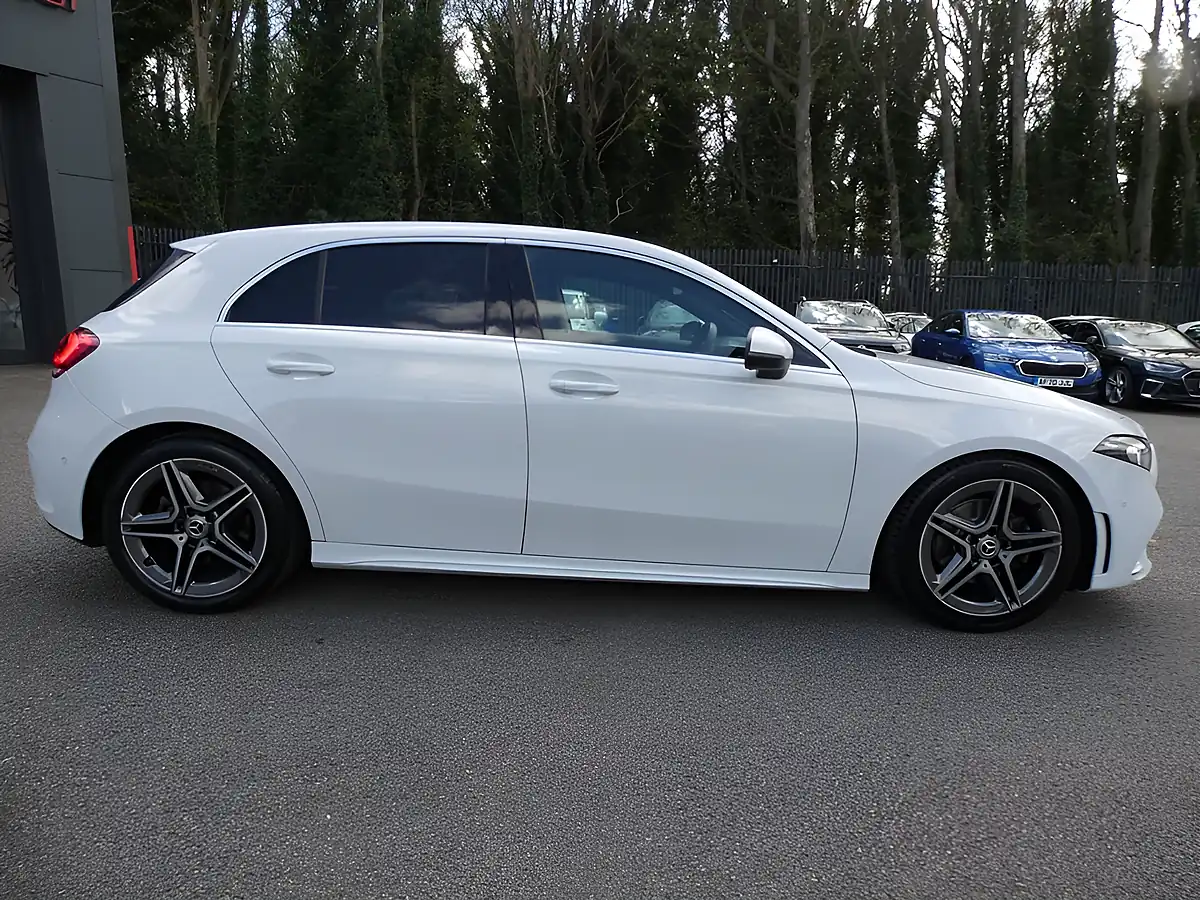 Used 2021 Mercedes-Benz a-Class AMG Line (executive) Digital White Metallic - Interior and Exterior details 12