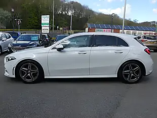 Used 2021 Mercedes-Benz a-Class AMG Line (executive) Digital White Metallic - Interior and Exterior details 13