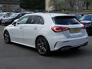 Used 2021 Mercedes-Benz a-Class AMG Line (executive) Digital White Metallic - Interior and Exterior details 15