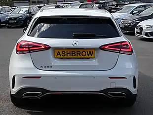 Used 2021 Mercedes-Benz a-Class AMG Line (executive) Digital White Metallic - Interior and Exterior details 16