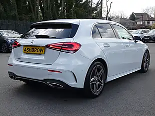 Used 2021 Mercedes-Benz a-Class AMG Line (executive) Digital White Metallic - Interior and Exterior details 17