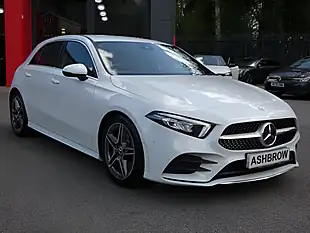 Used 2021 Mercedes-Benz a-Class AMG Line (executive) Digital White Metallic - Interior and Exterior details 7