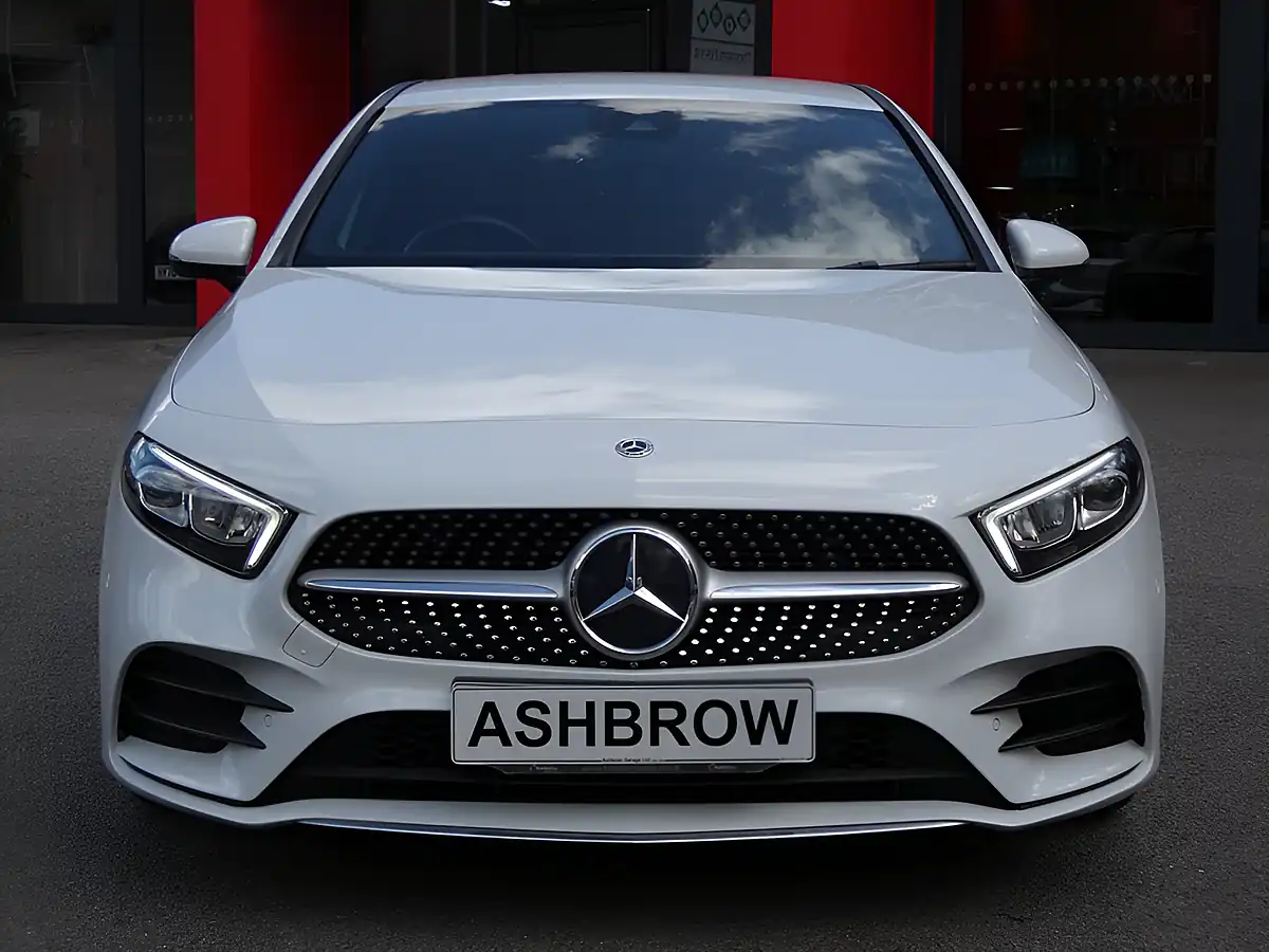 Used 2021 Mercedes-Benz a-Class AMG Line (executive) Digital White Metallic - Interior and Exterior details 8
