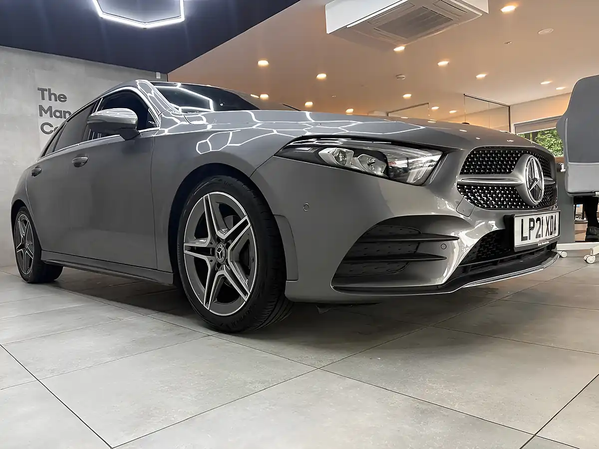 Used 2021 Mercedes-Benz a Class AMG Line (executive) Grey - Interior and Exterior details 2