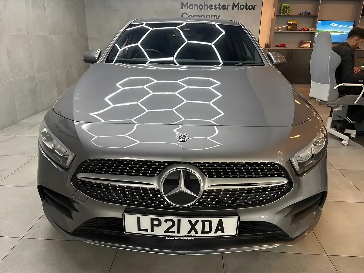 Used 2021 Mercedes-Benz a Class AMG Line (executive) Grey - Interior and Exterior details 4