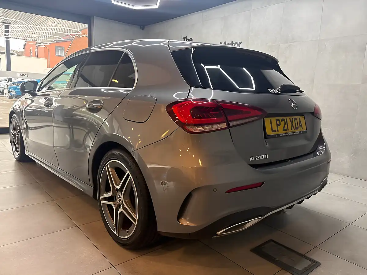 Used 2021 Mercedes-Benz a Class AMG Line (executive) Grey - Interior and Exterior details 6
