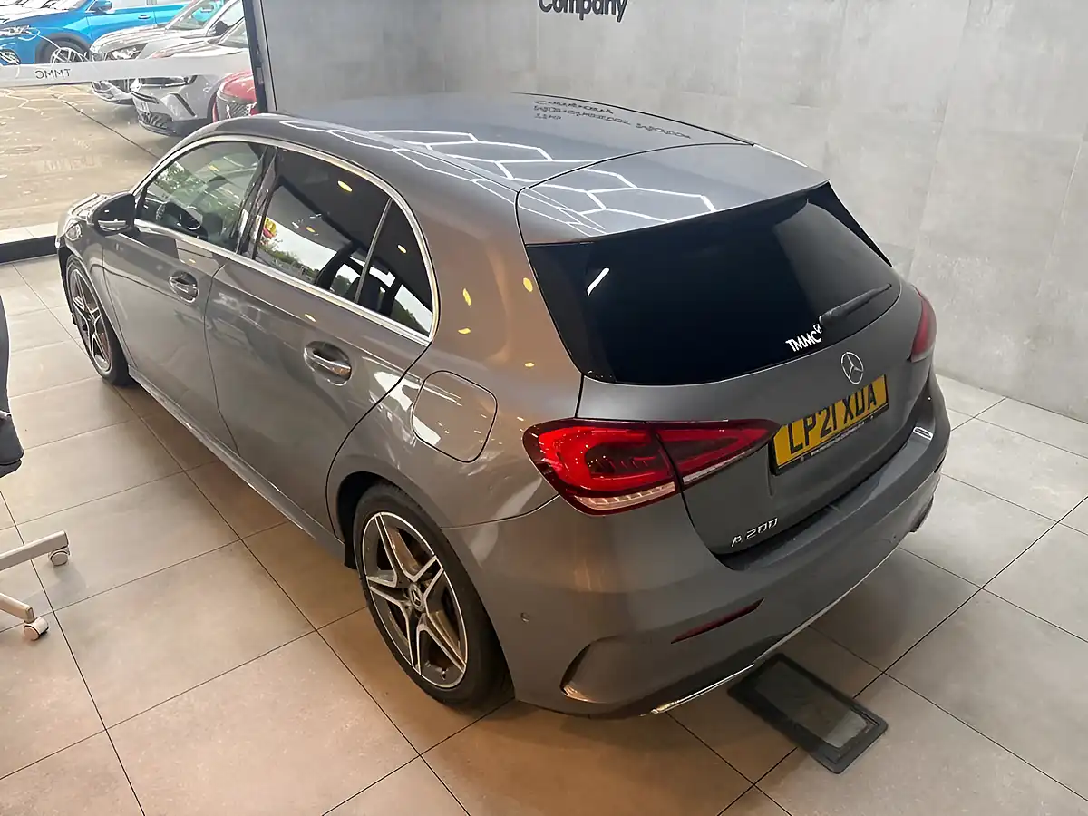 Used 2021 Mercedes-Benz a Class AMG Line (executive) Grey - Interior and Exterior details 7