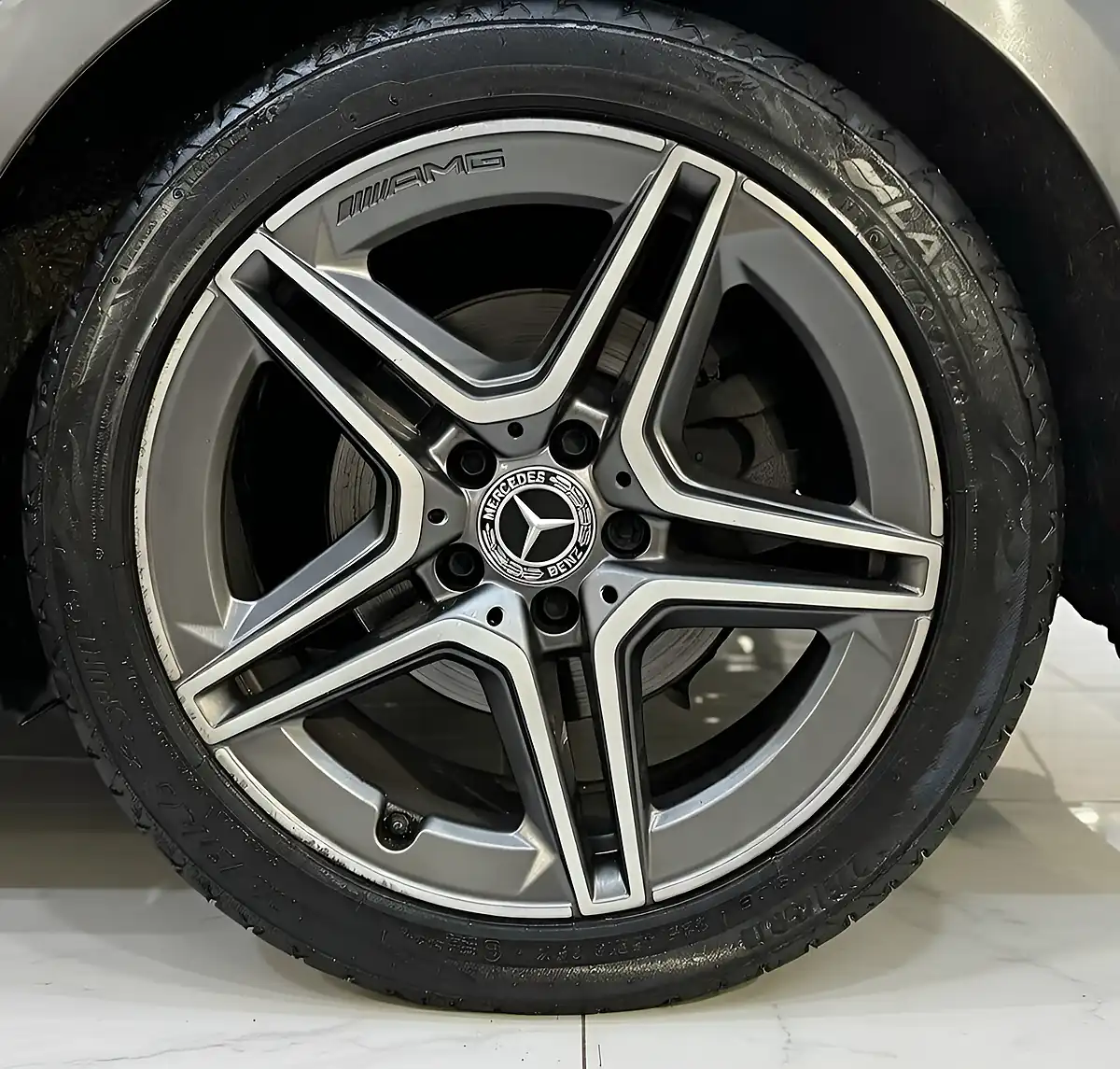 Used 2021 Mercedes-Benz a-Class AMG Line Executive Grey - Interior and Exterior details 17