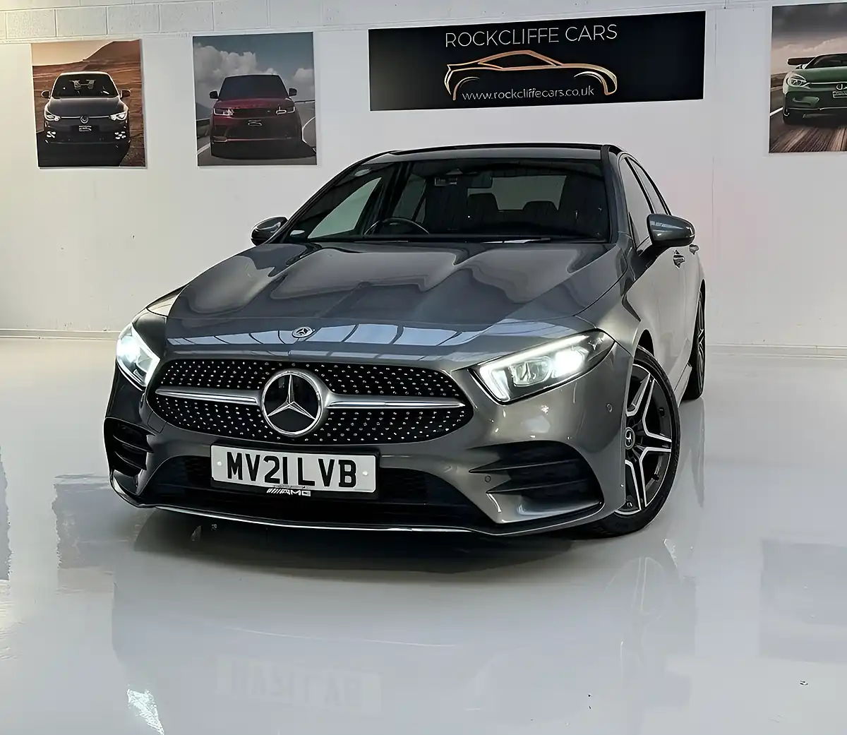 Used 2021 Mercedes-Benz a-Class AMG Line Executive Grey - Interior and Exterior details 20