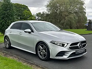 Used 2021 Mercedes-Benz a Class AMG Line (executive) Silver - Interior and Exterior details 10