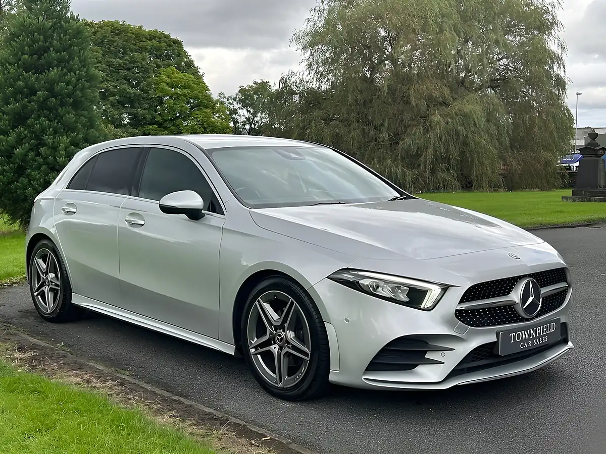 Used 2021 Mercedes-Benz a Class AMG Line (executive) Silver - Interior and Exterior details 10