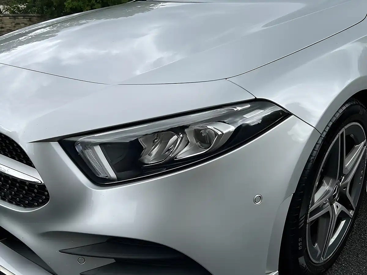 Used 2021 Mercedes-Benz a Class AMG Line (executive) Silver - Interior and Exterior details 13