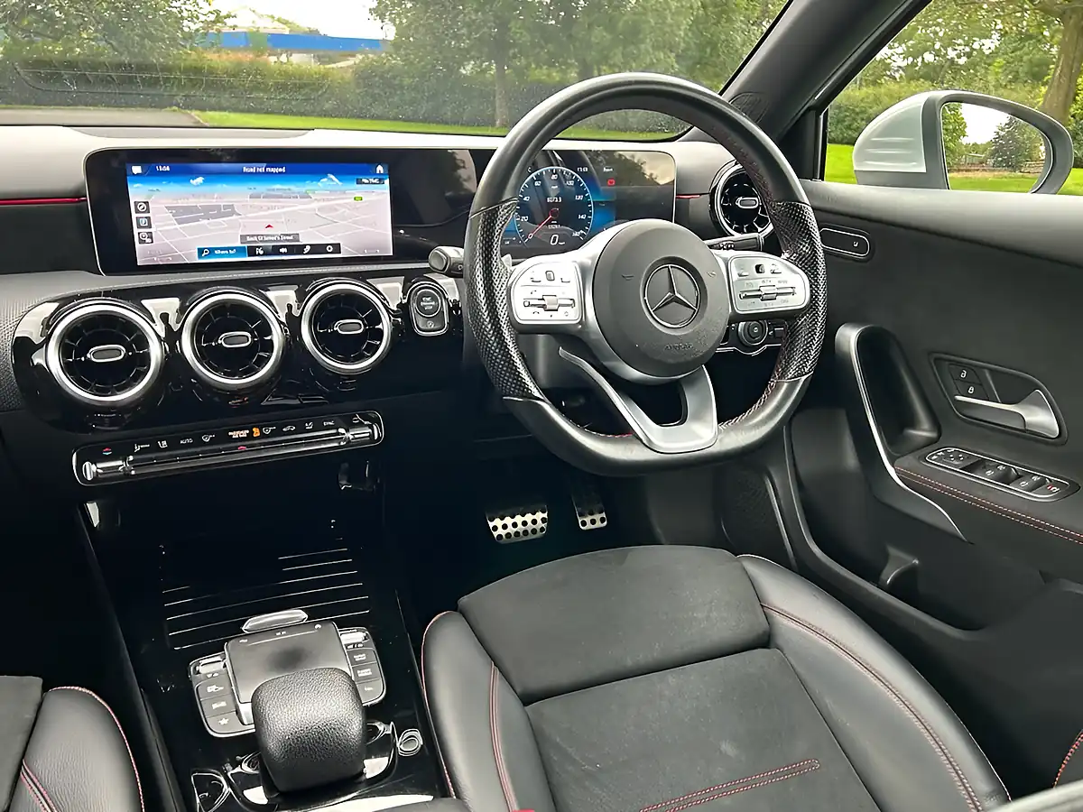 Used 2021 Mercedes-Benz a Class AMG Line (executive) Silver - Interior and Exterior details 14